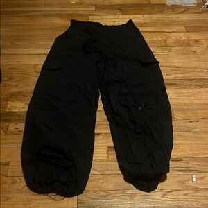 Black Cargo Pants